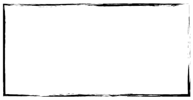 Vector panoramic grunge background black and white frames vector