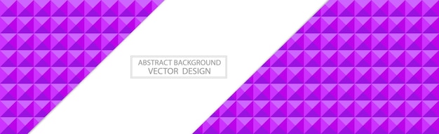 Panoramic purple web background template of many identical squares Vector