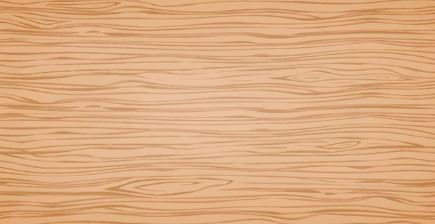 Panoramic texture of light wood with knots Vector