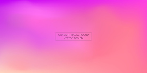 Panoramic web template multicolor gradient background stylish design element Vector