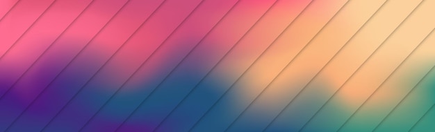 Panoramisch abstracte web achtergrond kleurrijke gradiënt Vector