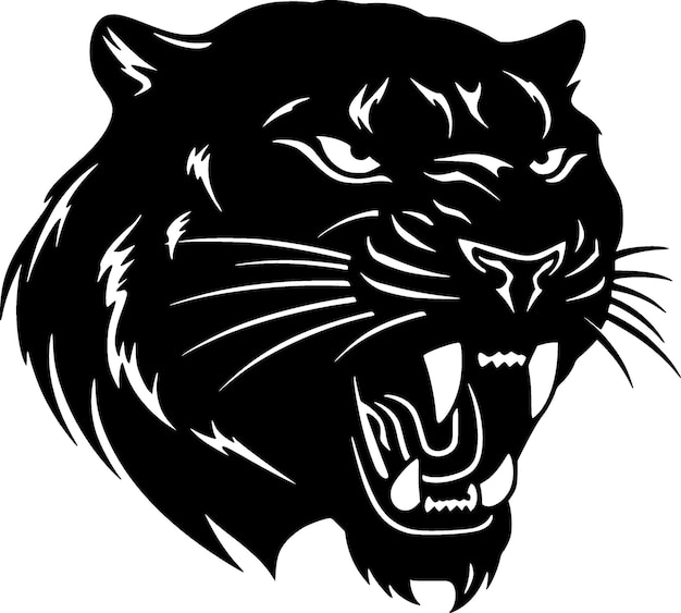 Panther High Quality Vector Logo Vector illustratie ideaal voor Tshirt grafiek