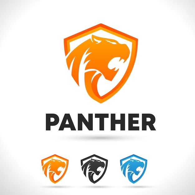 panther logo design panther logo vector template