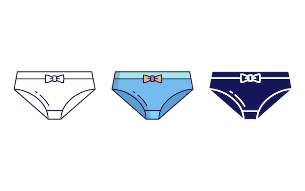 Panties vector icon