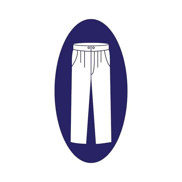 Vector pants icon