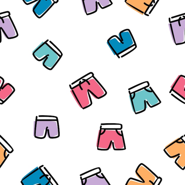 pants seamless pattern background design