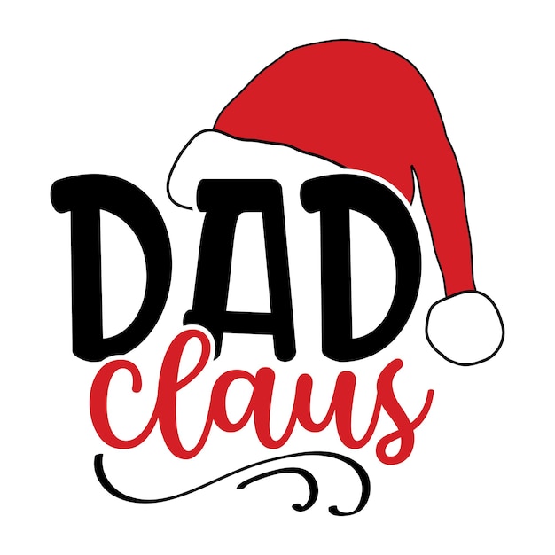 Papa Claus t-shirt ontwerp