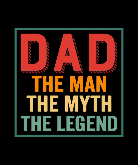 PAPA DE MAN DE MYTHE DE LEGENDE VADER DAG TSHIRT