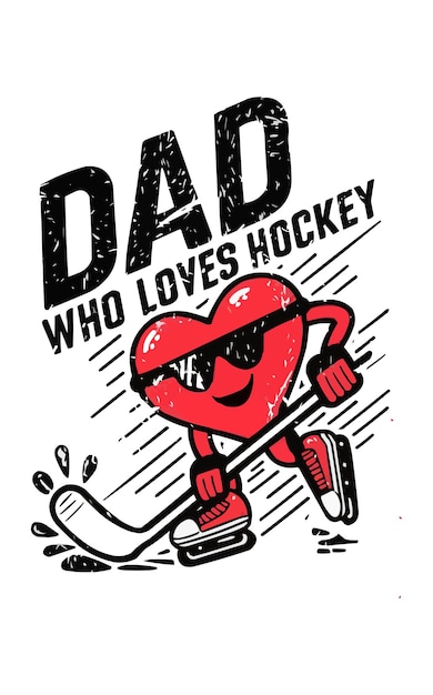 Papa die van hockey houdt