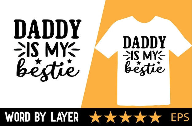 Papa svg t-shirt ontwerp