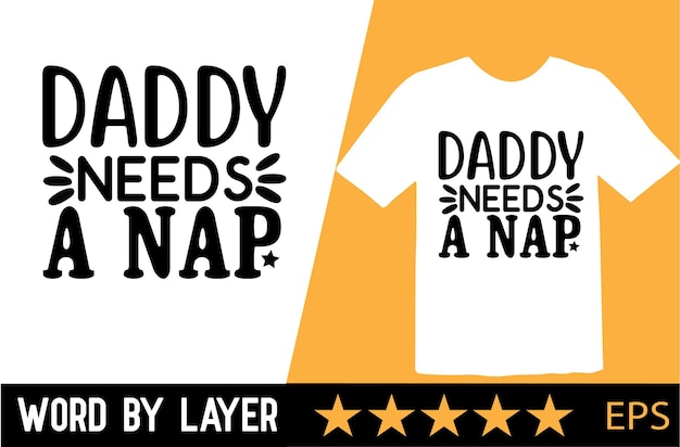 Papa svg t-shirt ontwerp