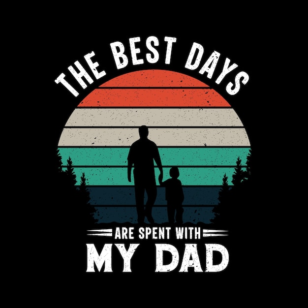 Vector papa t-shirt design, beste papa t-shirt design.