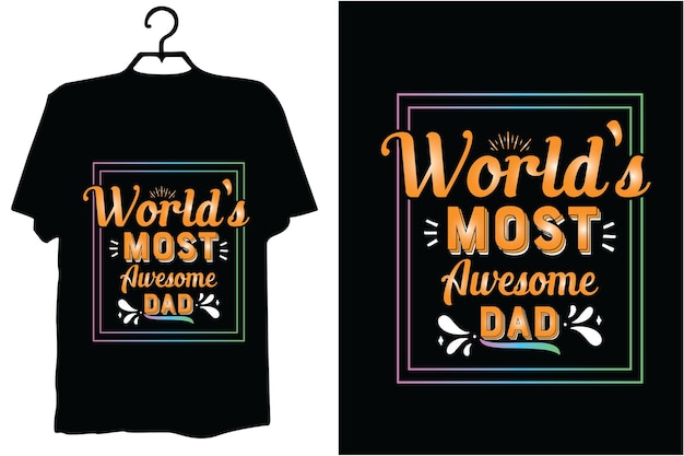 Papa T-shirt Ontwerp Vector