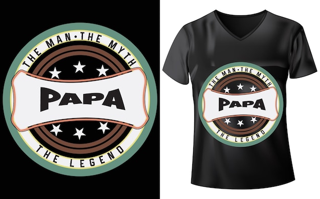 papa t-shirt ontwerp