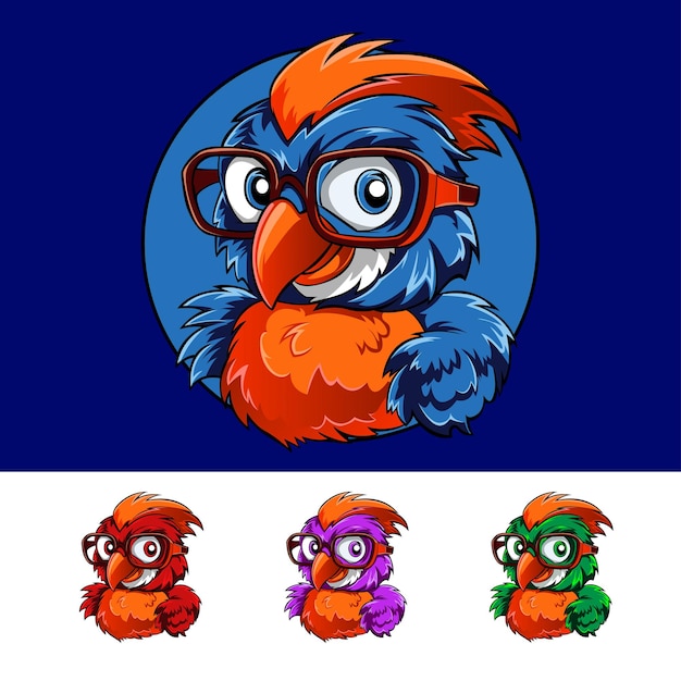 Papegaai mascotte