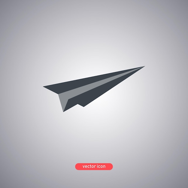 Paper_airplane pictogram vectorillustratie
