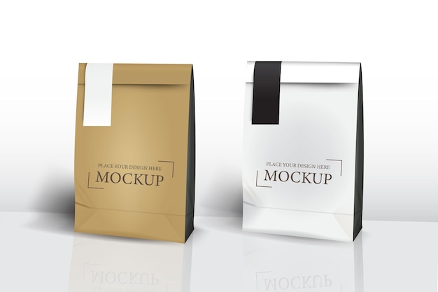 paper bag mockup