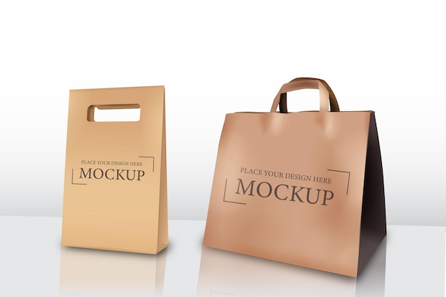 paper bag mockup