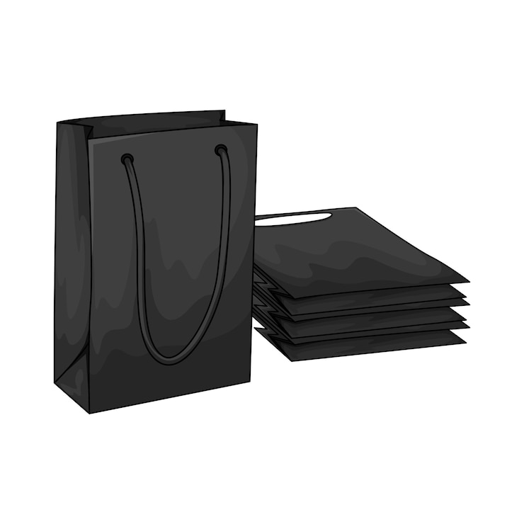 Vector paper bag