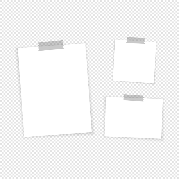 Paper blank with adhesive tape icon