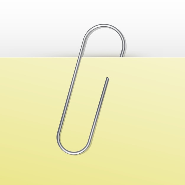 Paper Clip Isolated on White
