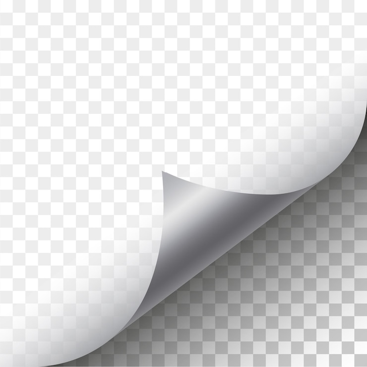 Vector paper curl element for advertising and promotion vector illustration