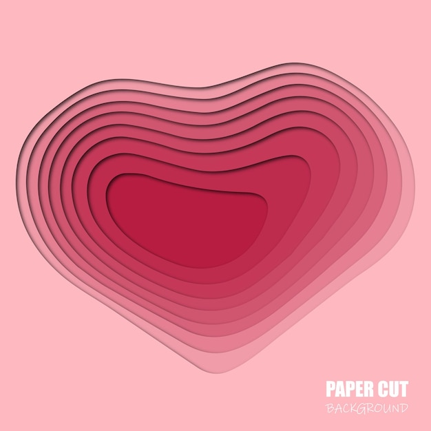 Paper cut effect fully customizable. Cut out paper design style color abstract background.