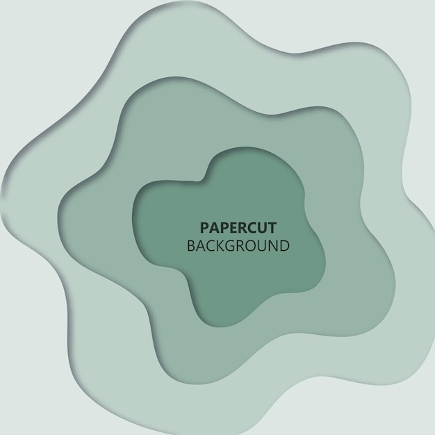 A paper cutout background with the title'papercut background '