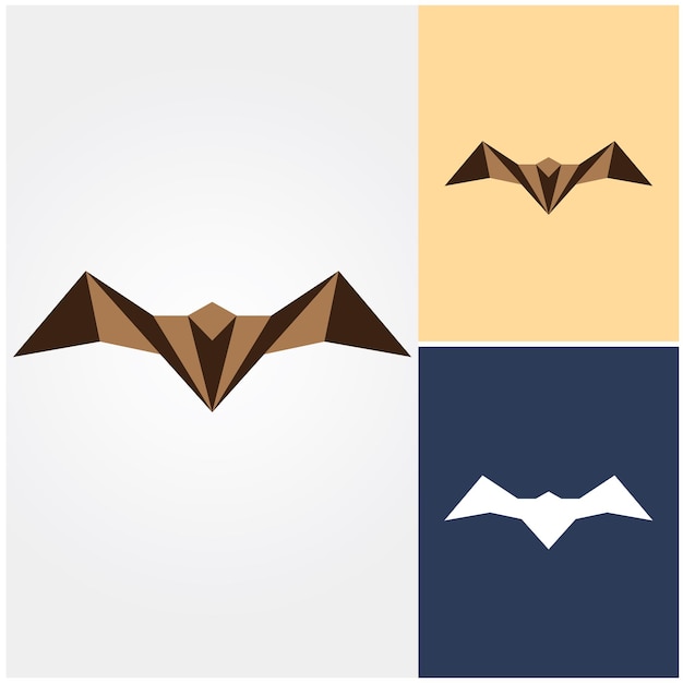 A paper cutout of a bat with a bat on it.