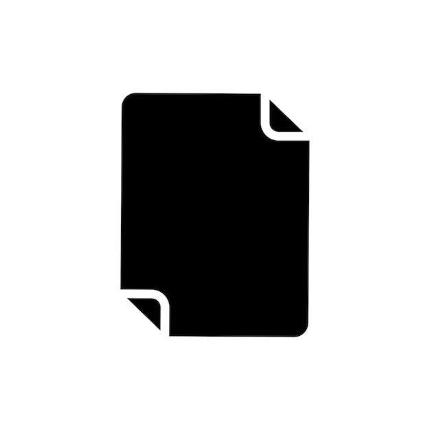 документ иконка векторный шаблон логотип модная коллекция плоский дизайн
