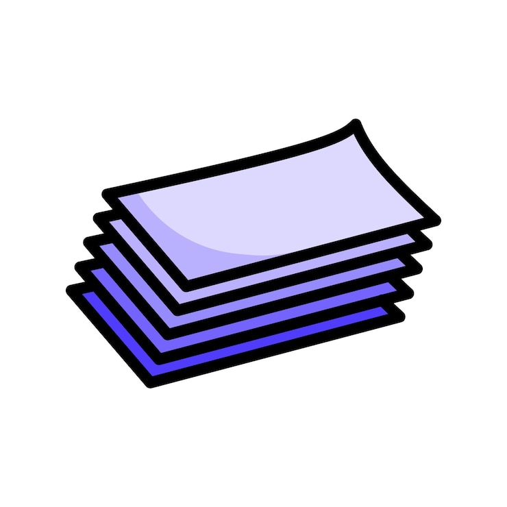 Vector paper icon vector design templates