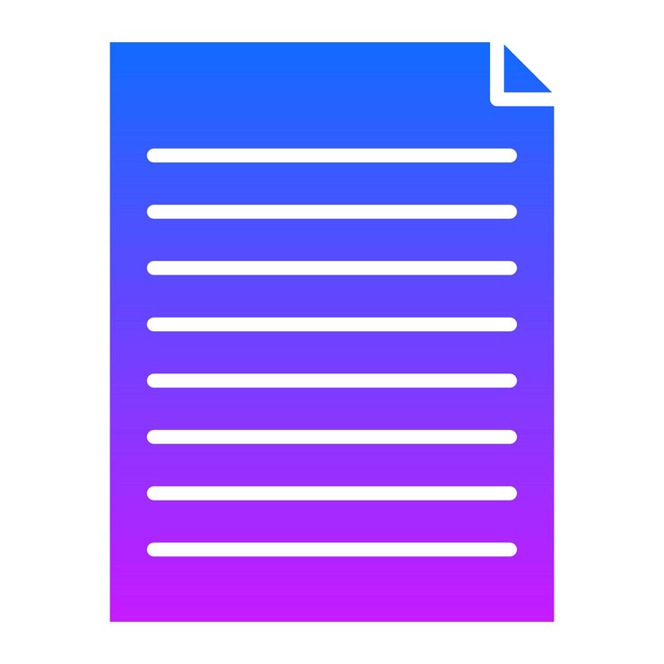 Vector paper icon