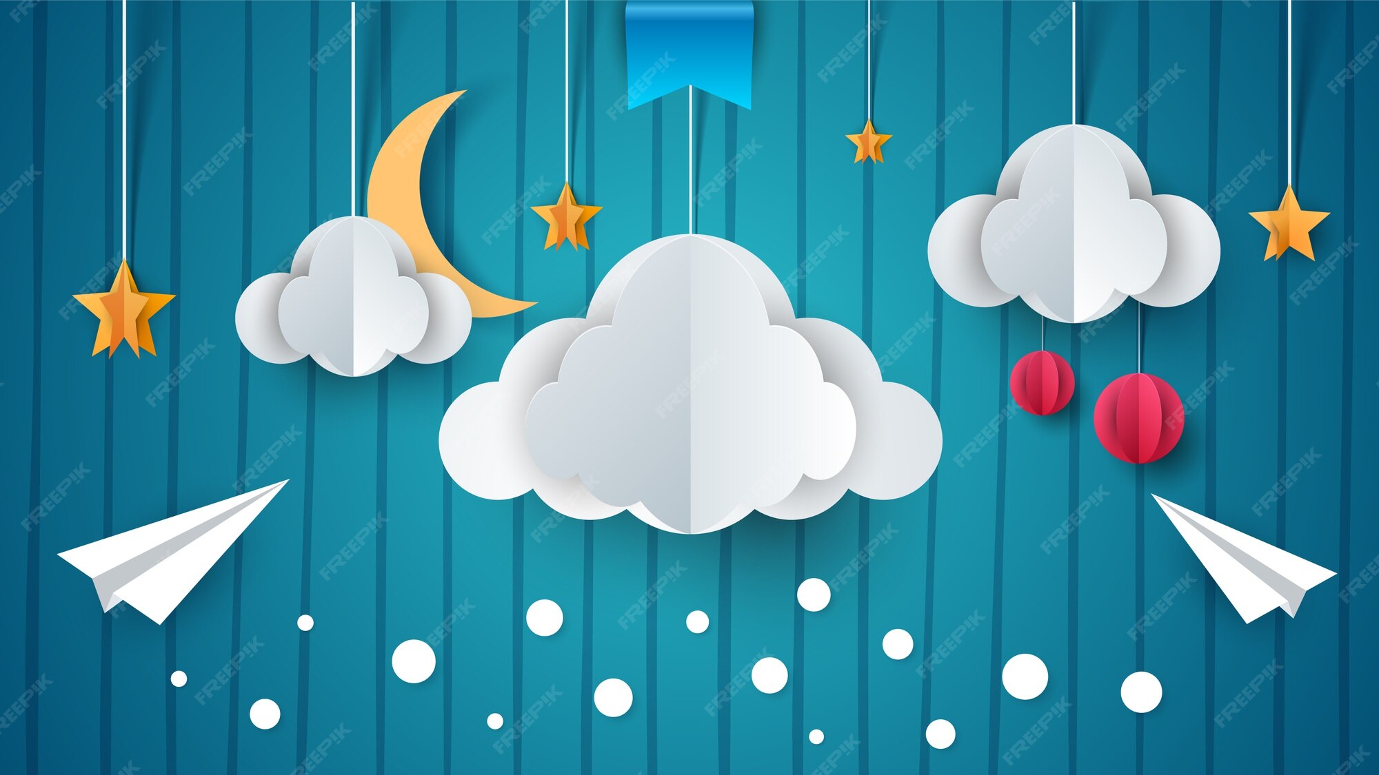 Premium Vector | Paper illustration