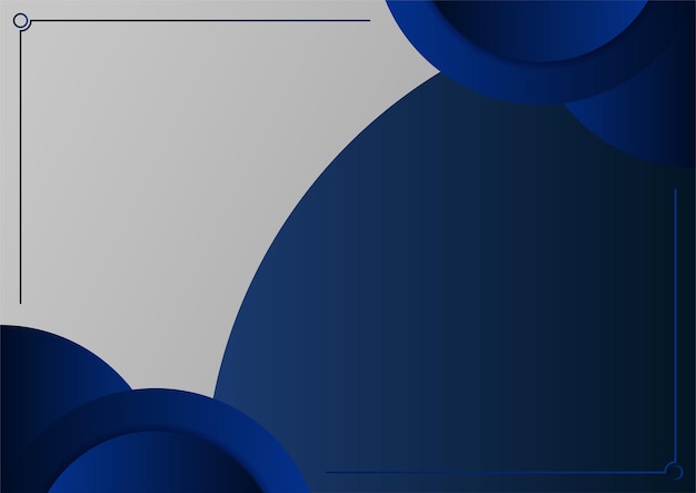 Бумажный слой круг синий абстрактный фон. кривые и линии используются для баннера, обложки, плаката, обоев, дизайна с местом для текста.