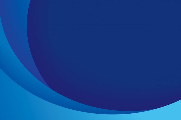 Vector paper layer circle blue abstract background.