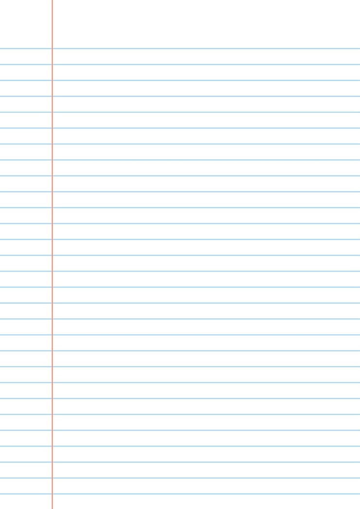 Paper line vector background notebook in a line