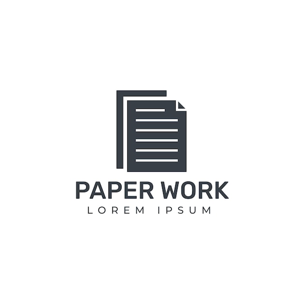 Paper Logo Illustration