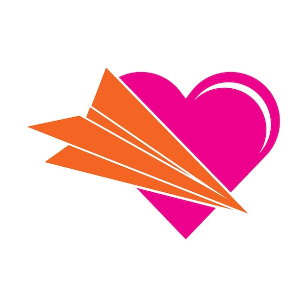 Paper Plane Logo Design Template Inspiratie Vector Illustratie