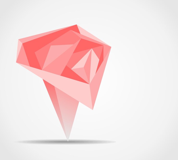 Vector paper rose