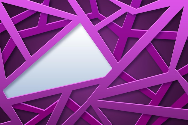 Paper style abstract polygon shape background