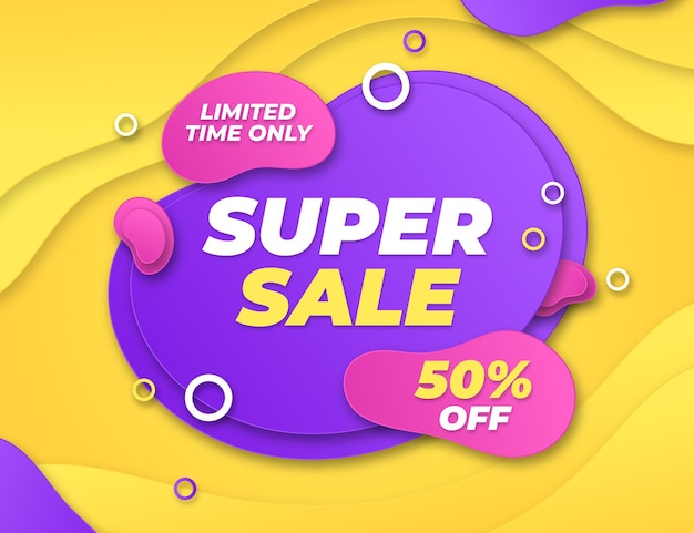 Paper style sale background