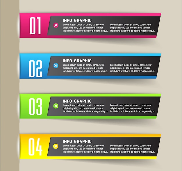 paper text box template, banner Infographics
