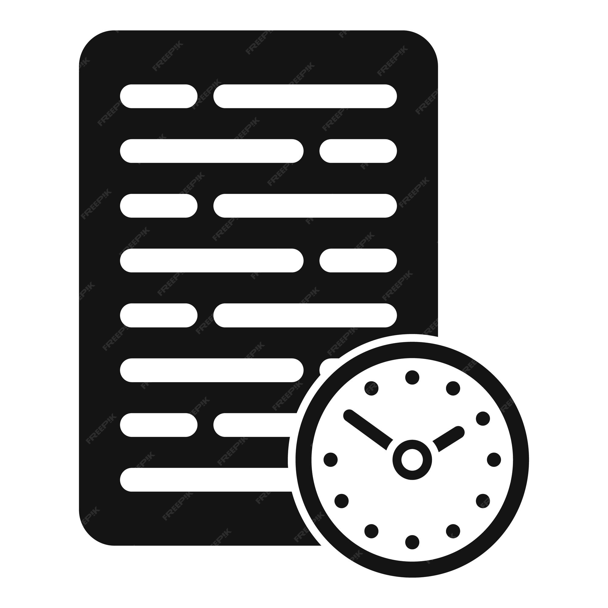 Time control icon simple vector. Project clock 14865756 Vector Art at  Vecteezy