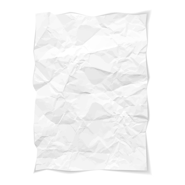 Paper on white