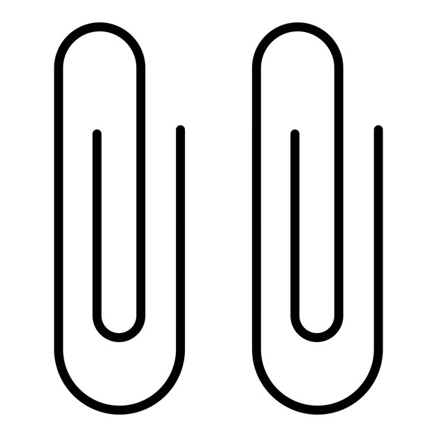 Vector paperclip icon style