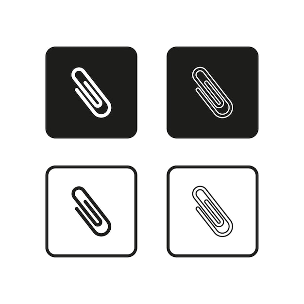 Paperclip icon Vector illustration EPS 10 Stock image