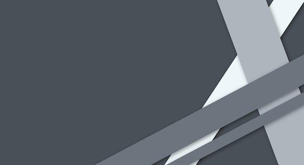Papercut Background Геометрические слои перекрытия с полосами серого и белого цвета с копировальным пространством