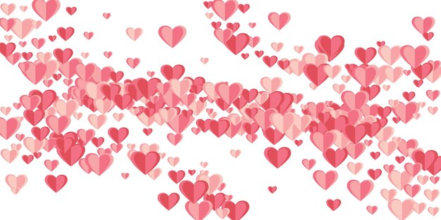 Papercut zoete hart vormen mooie vector achtergrond Feestelijk