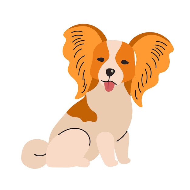 Papillon icon clipart avatar logotype isolated vector illustration