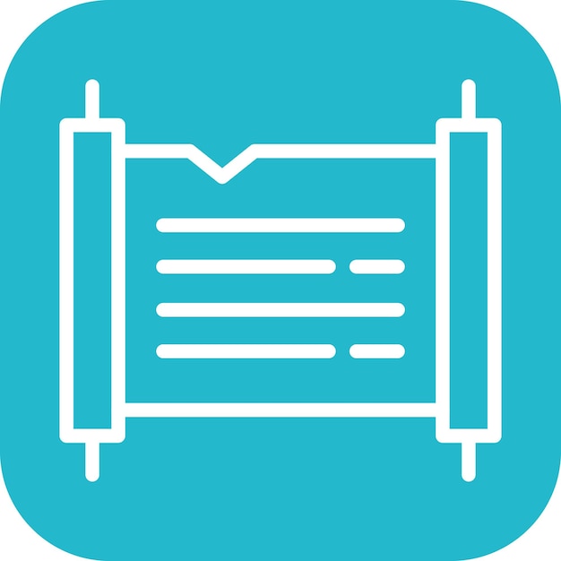 Papyrus icon vector image Can be used for Egypt